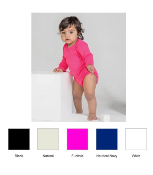 Babybugz BZ30 Baby Organic Long Sleeve Bodysuit